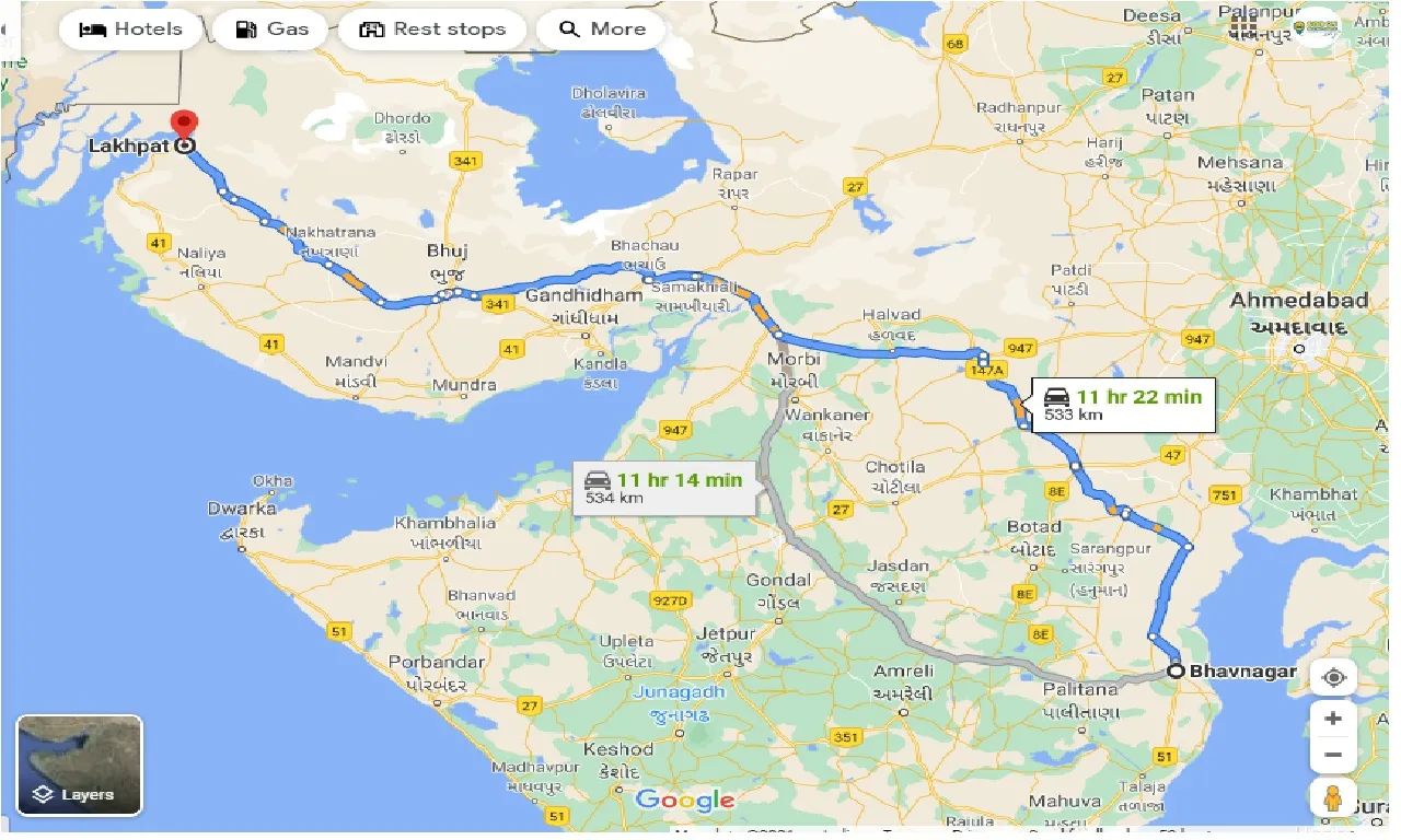 bhavnagar-to-lakhpat-one-way