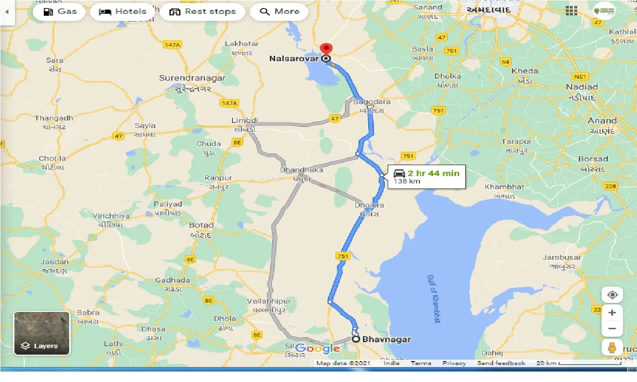 bhavnagar-to-nalsarovar-one-way