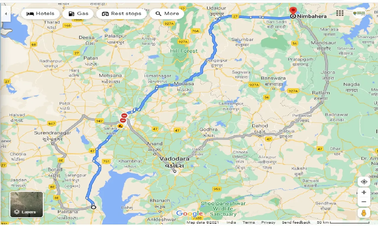 bhavnagar-to-nimbahera-one-way