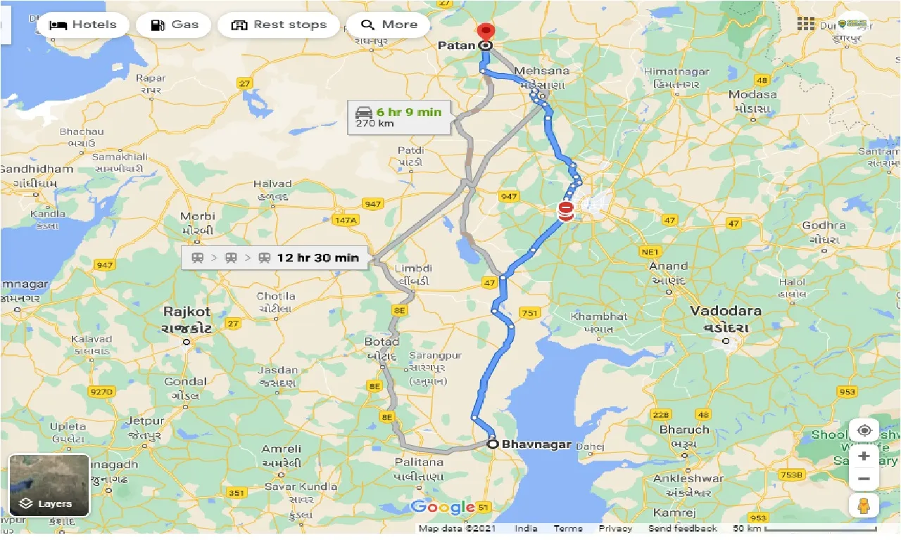 bhavnagar-to-patan-taxi