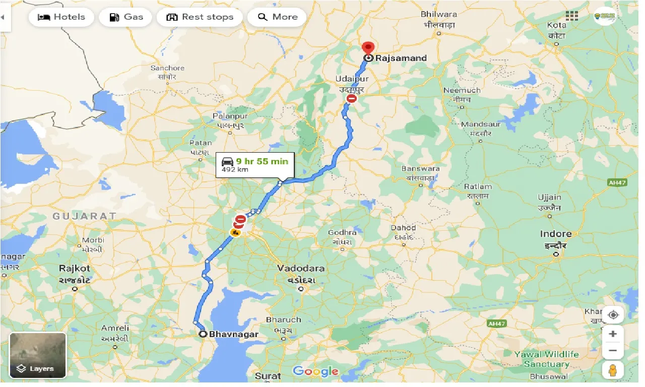 bhavnagar-to-rajsamand-taxi