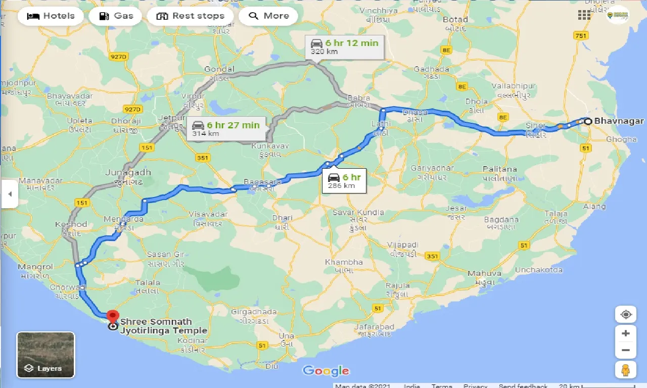 bhavnagar-to-somnath-round-trip