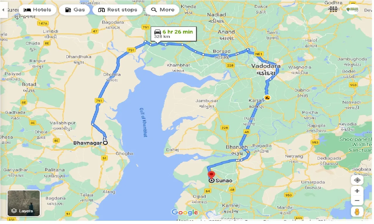 bhavnagar-to-sunao-one-way