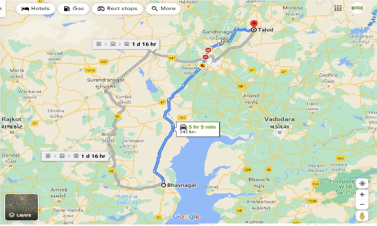 bhavnagar-to-talod-taxi