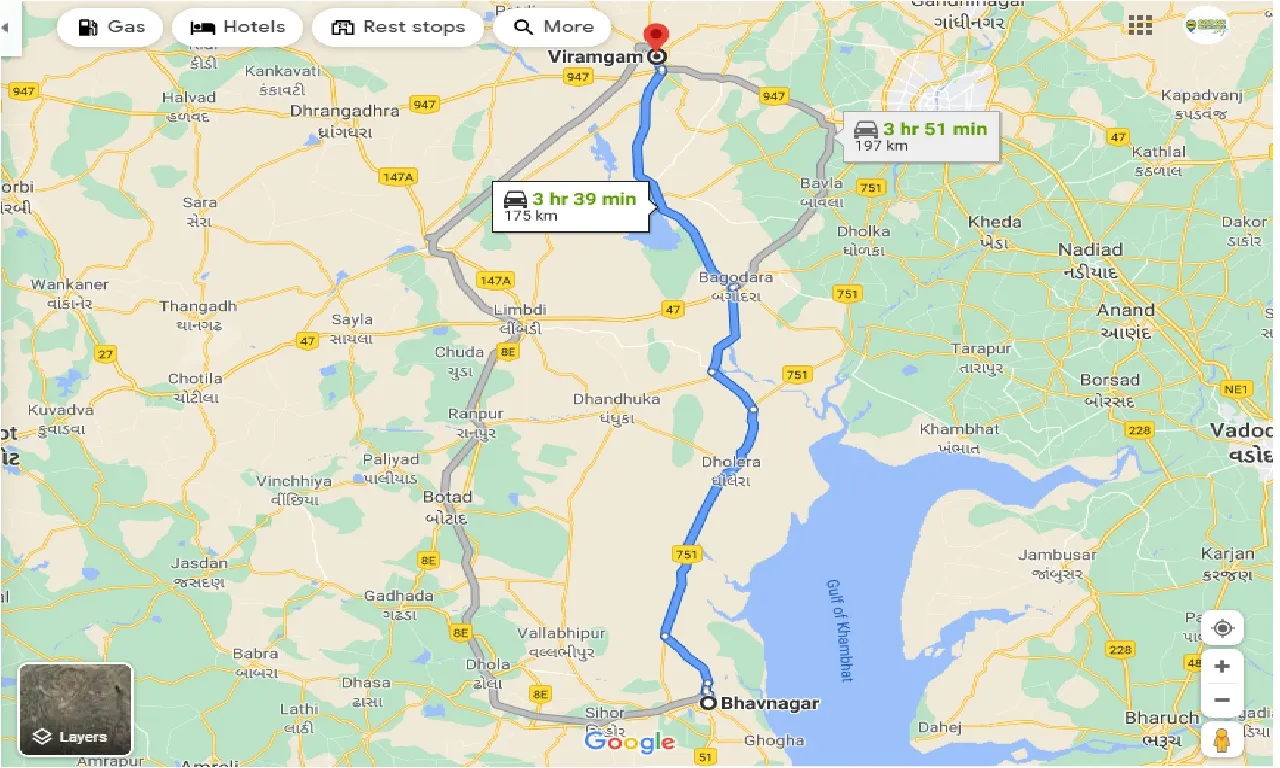 bhavnagar-to-viramgam-one-way
