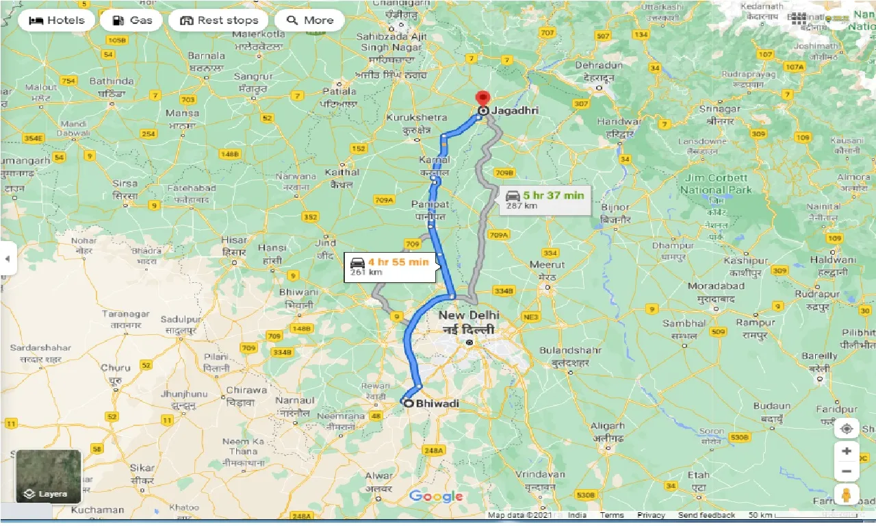 bhiwadi-to-jagadhri-round-trip