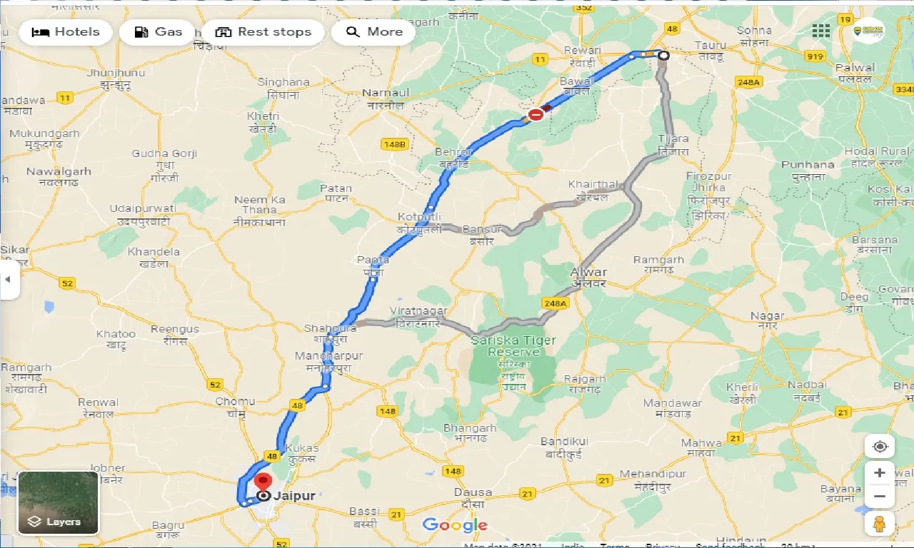 bhiwadi-to-jaipur-one-way