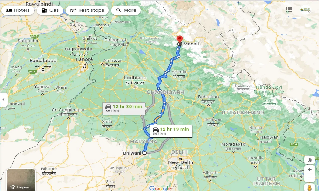 bhiwani-to-manali-one-way