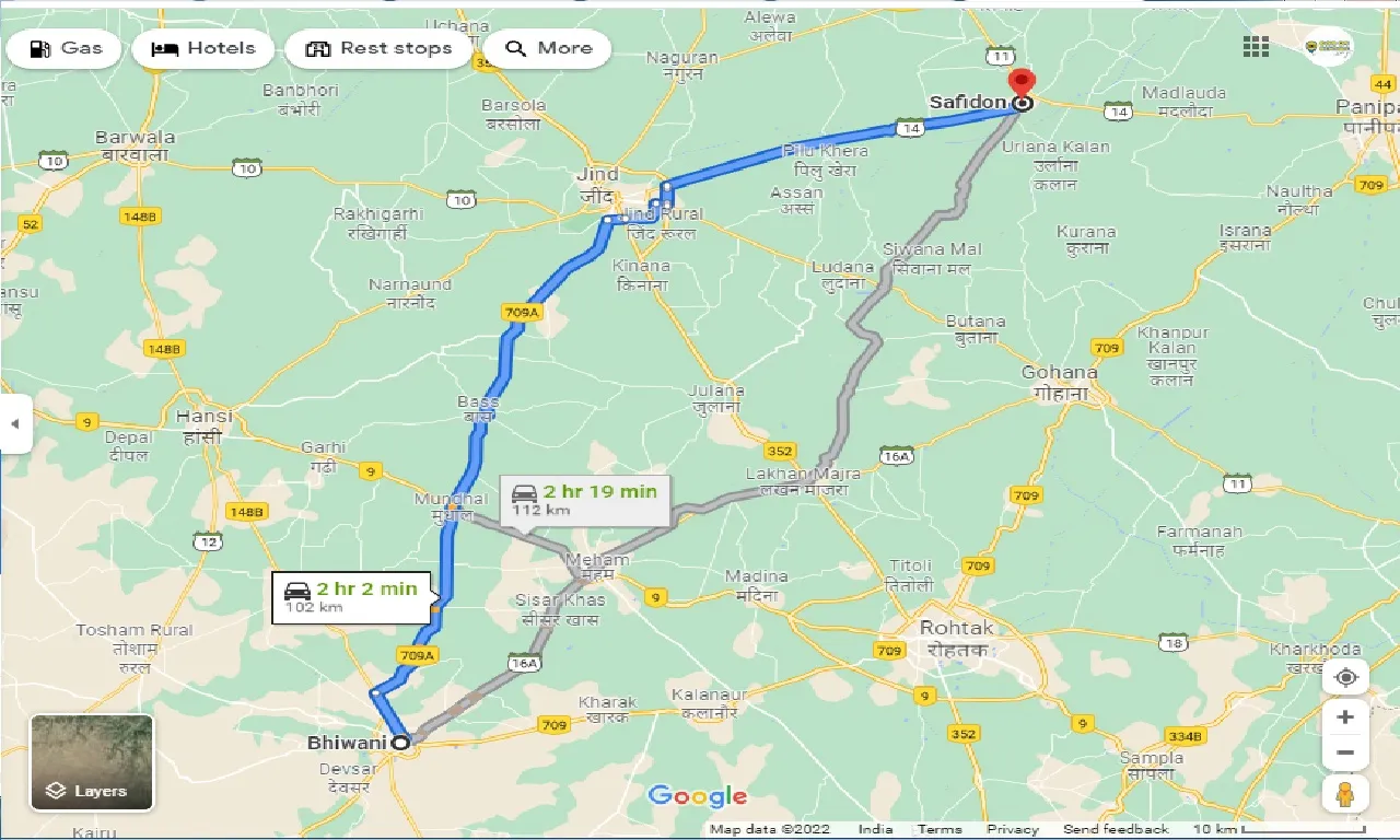 bhiwani-to-safidon-taxi