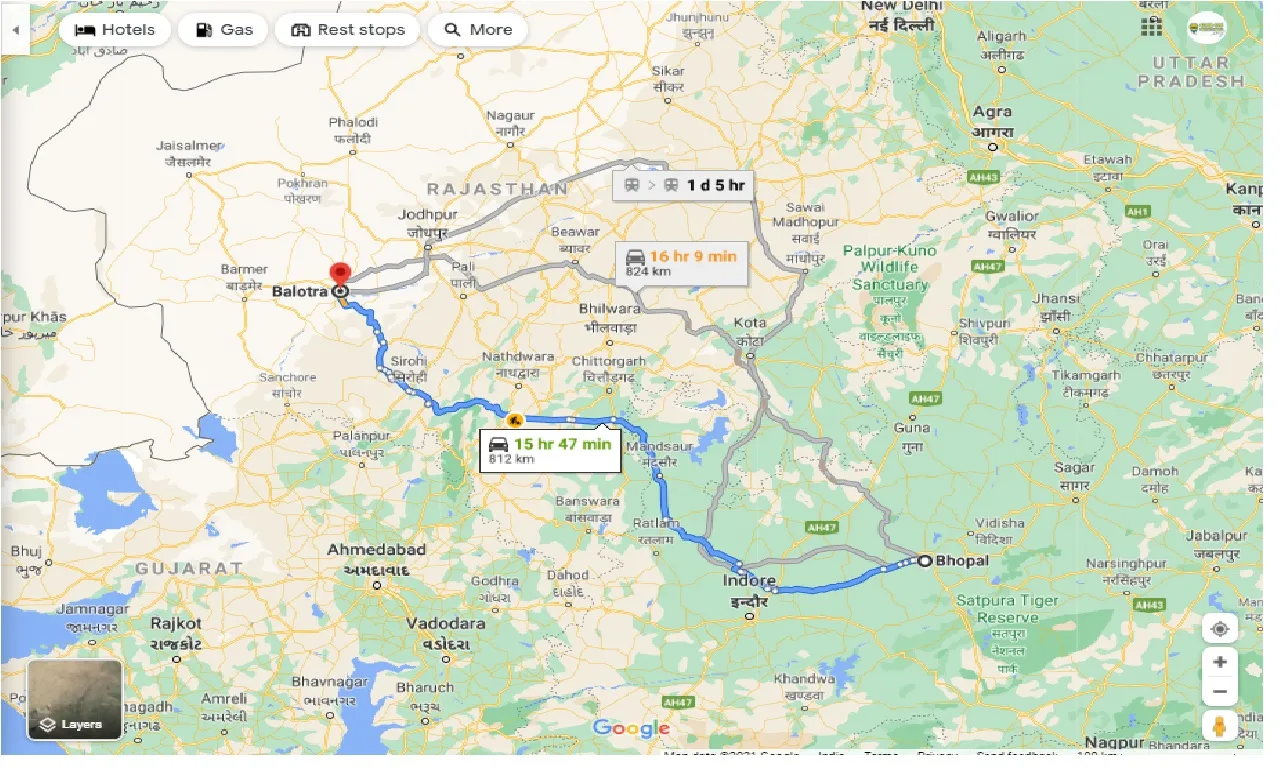 bhopal-to-balotra-round-trip