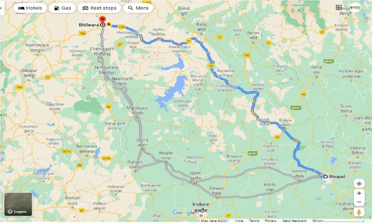 bhopal-to-bhilwara-one-way