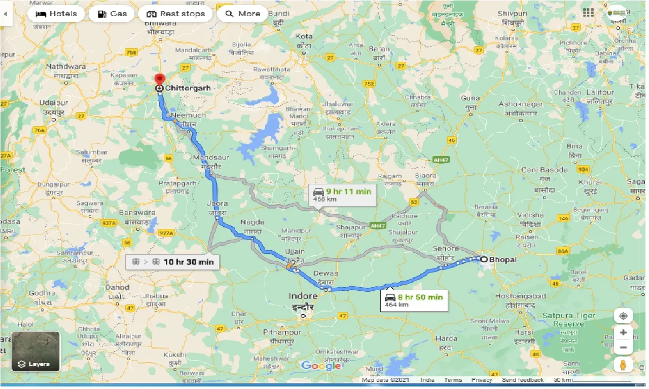 bhopal-to-chittorgarh-one-way