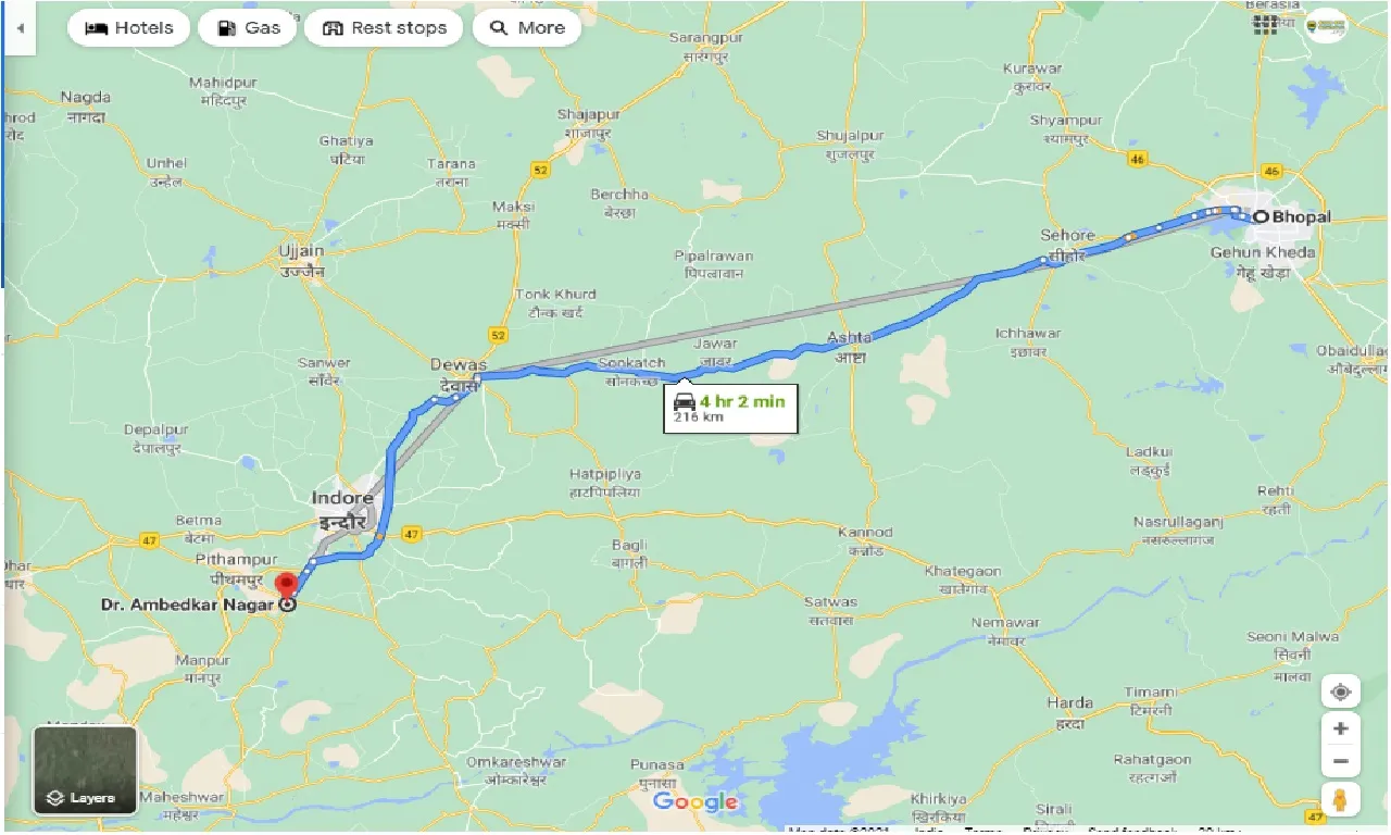 bhopal-to-dr-ambedkar-nagar-round-trip