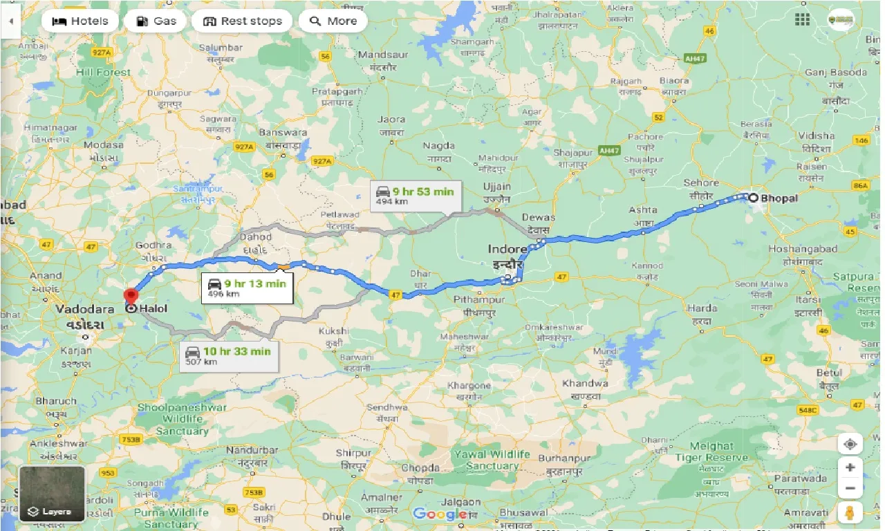 bhopal-to-halol-one-way