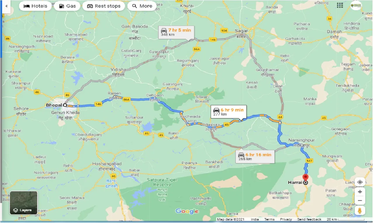 bhopal-to-harrai-one-way