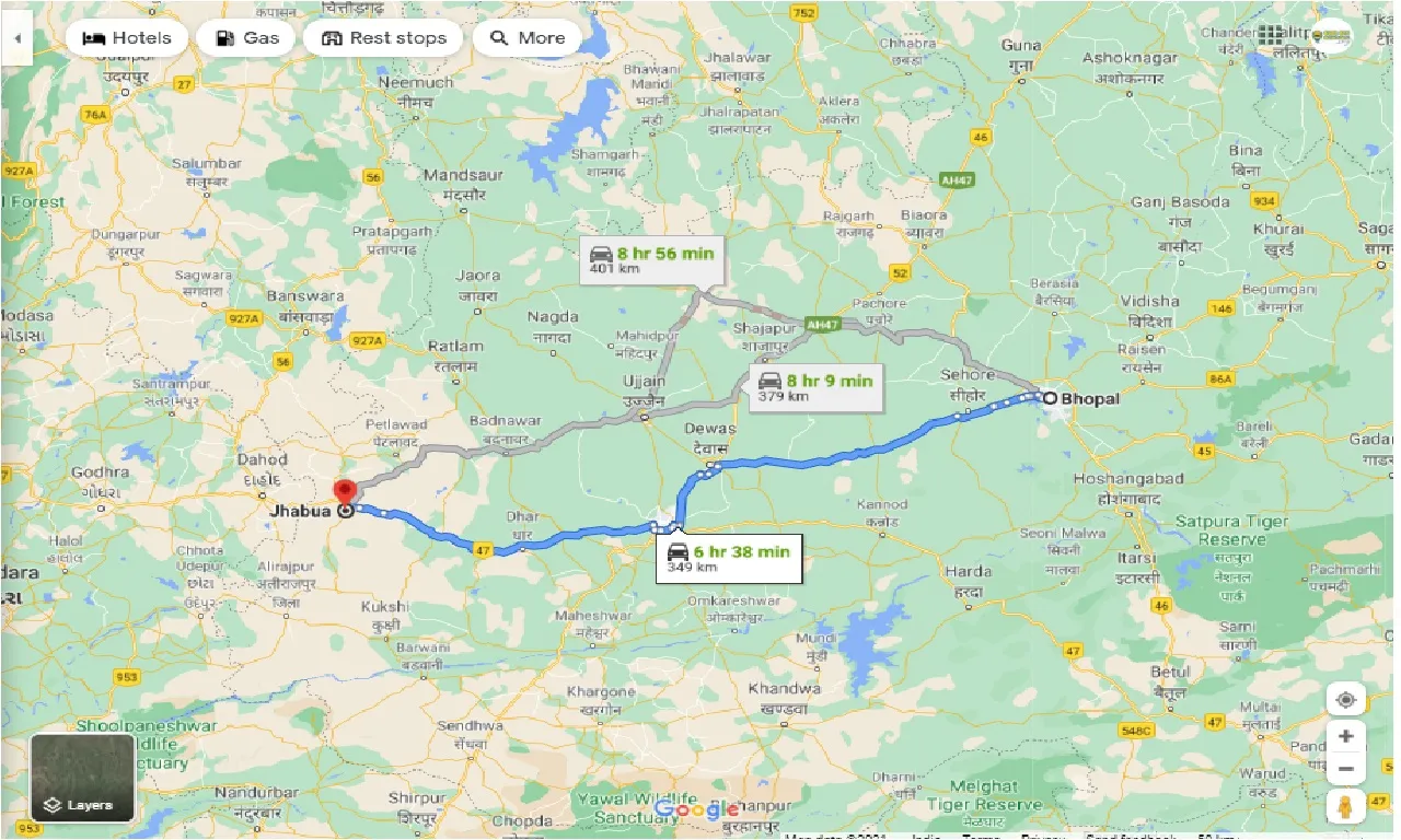 bhopal-to-jhabua-one-way