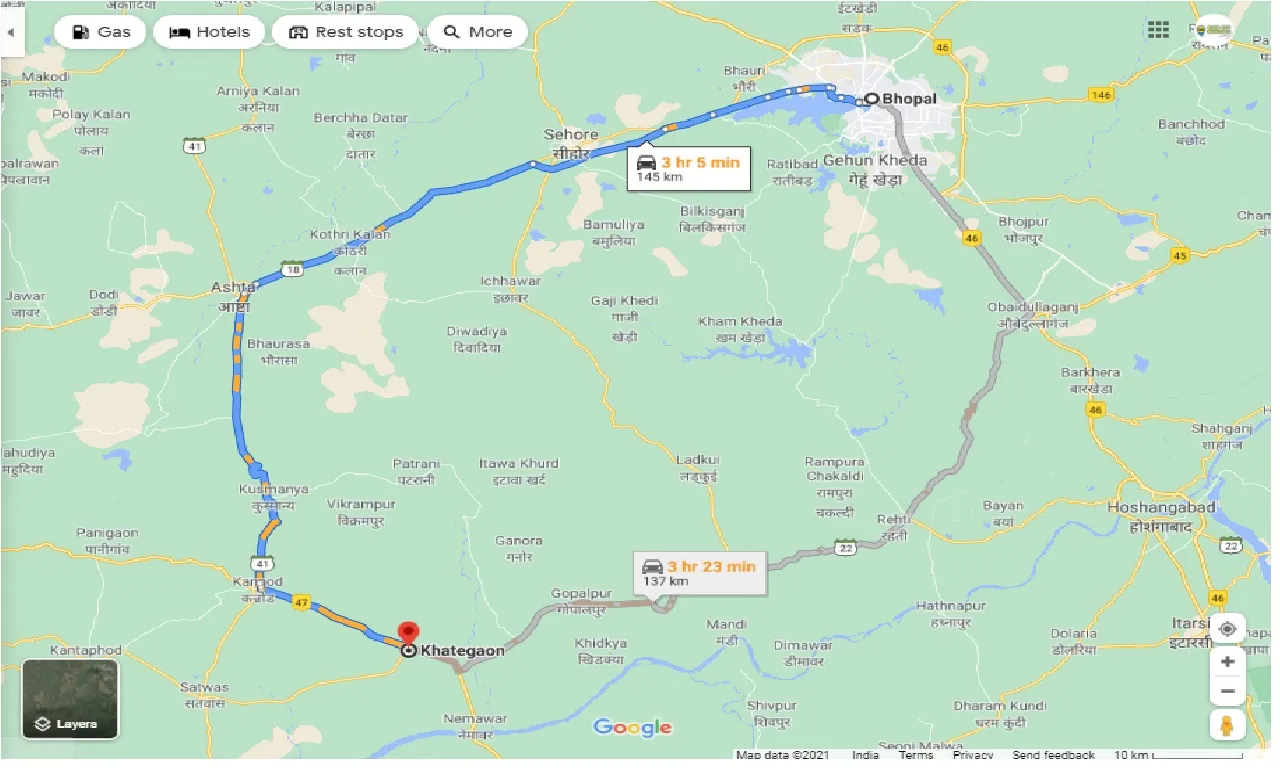 bhopal-to-khategaon-one-way