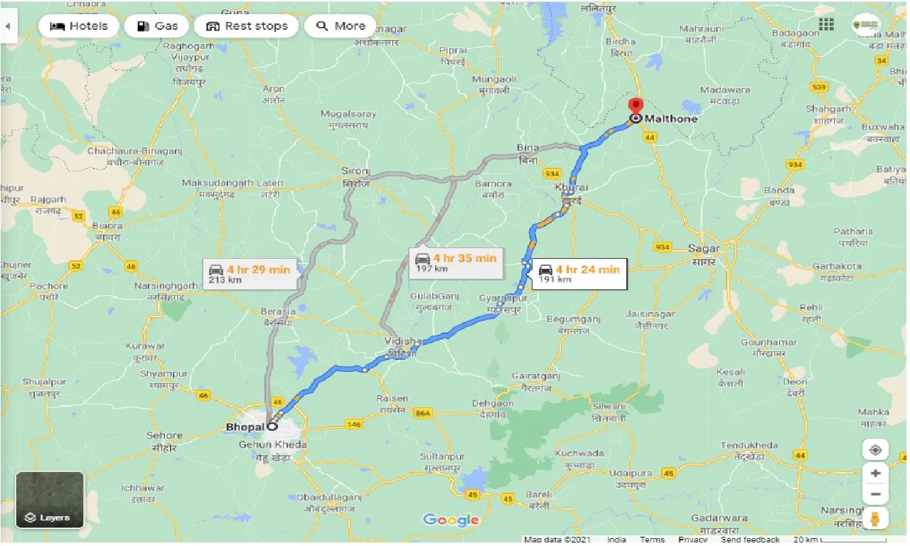 bhopal-to-malthone-round-trip