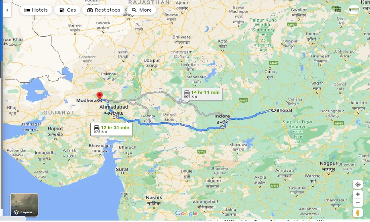 bhopal-to-modhera-one-way