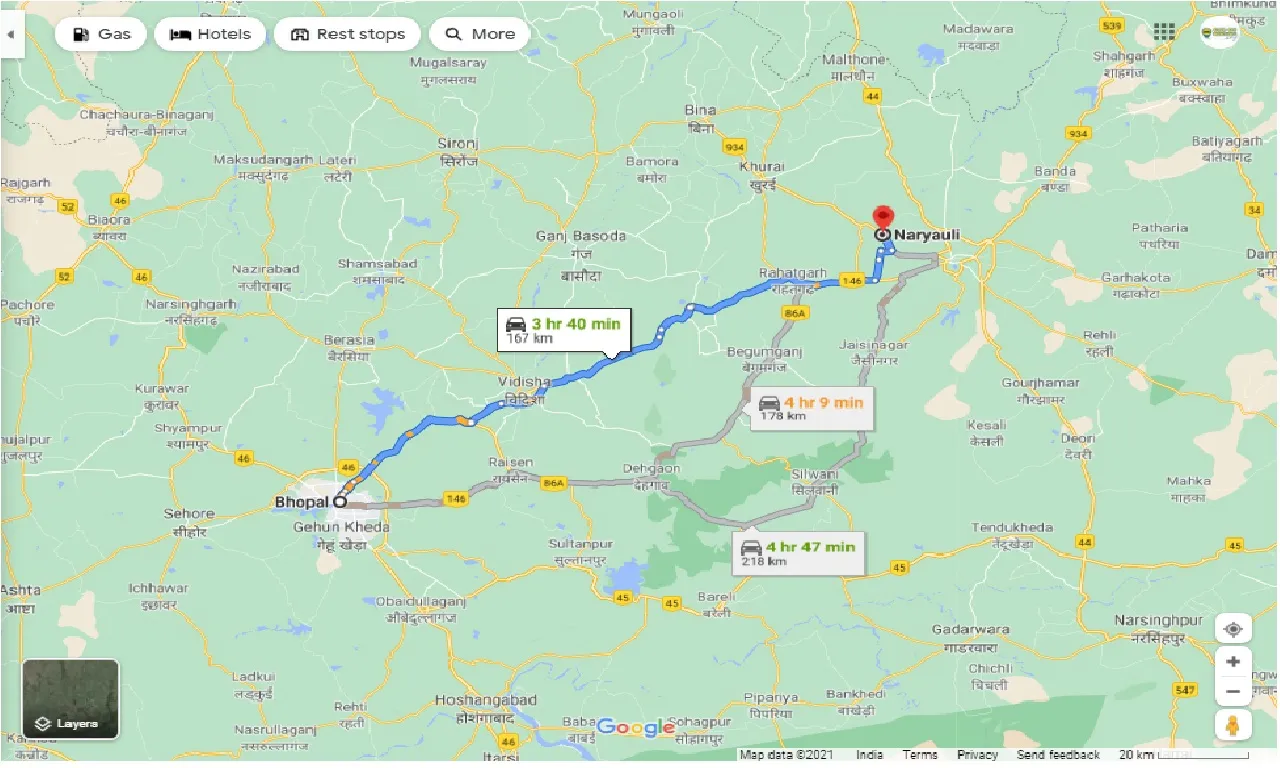 bhopal-to-naryauli-round-trip