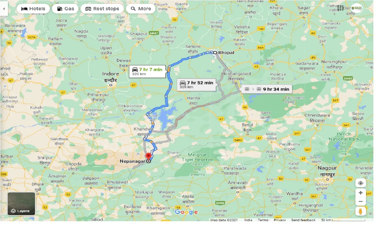 bhopal-to-nepanagar-round-trip