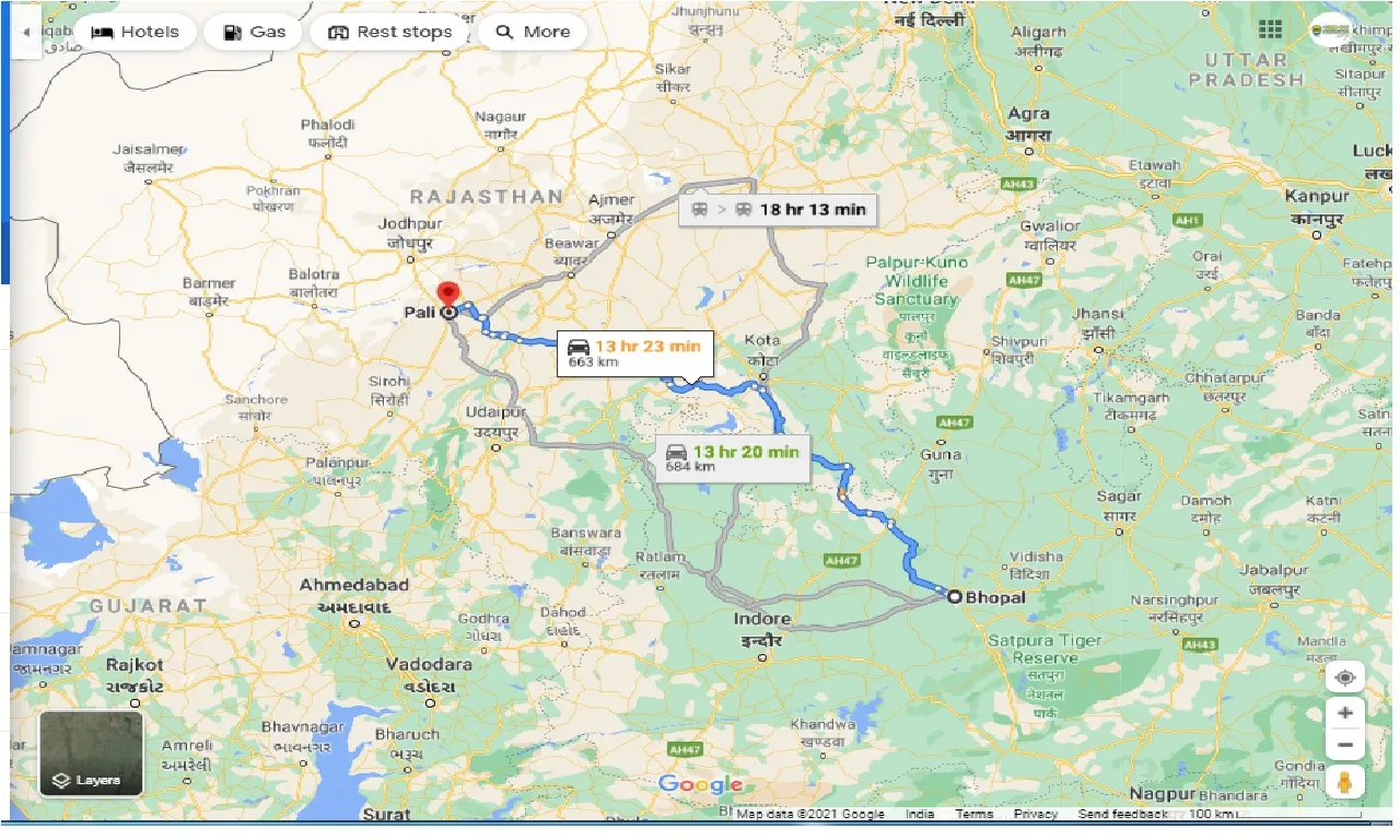 bhopal-to-pali-round-trip