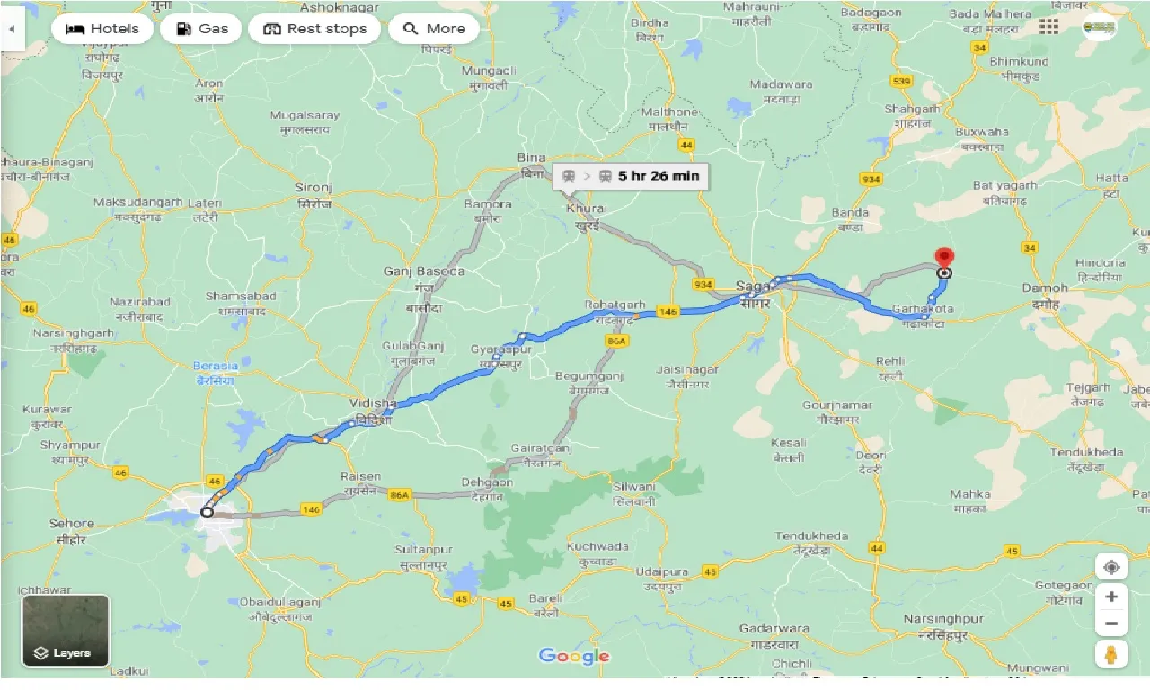 bhopal-to-patharia-round-trip