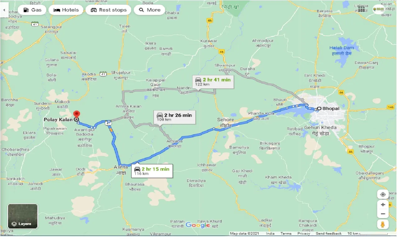 bhopal-to-polay-kalan-one-way