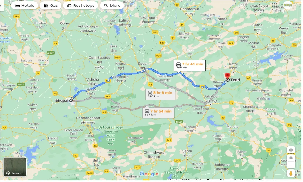 bhopal-to-teori-round-trip