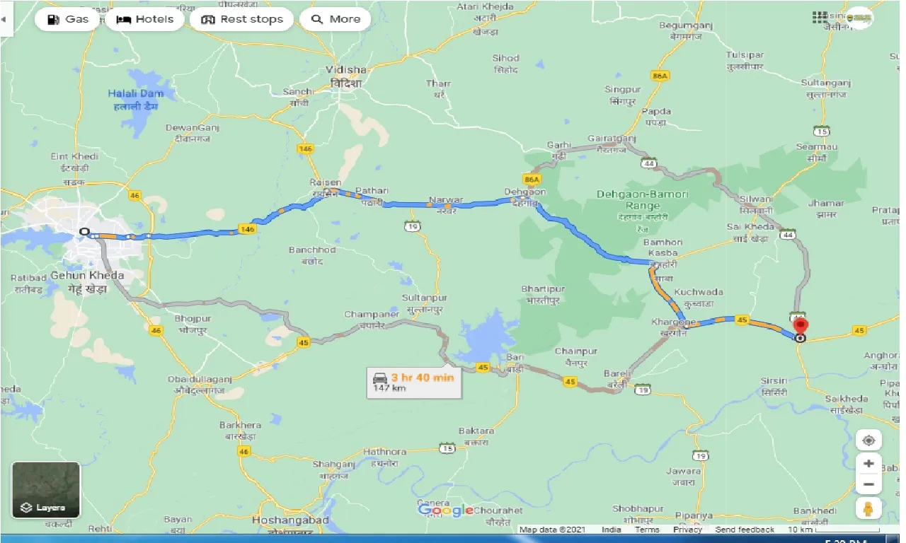 bhopal-to-udaipura-one-way