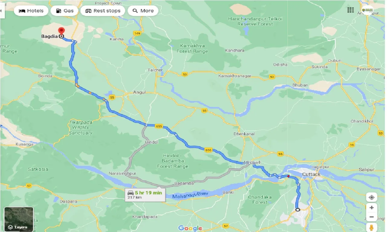 bhubaneswar-to-bagdia-one-way