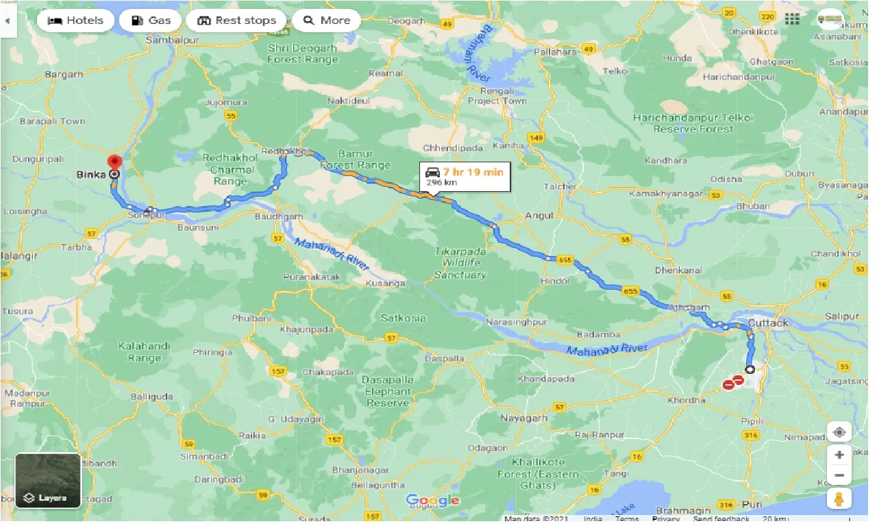 bhubaneswar-to-binka-taxi