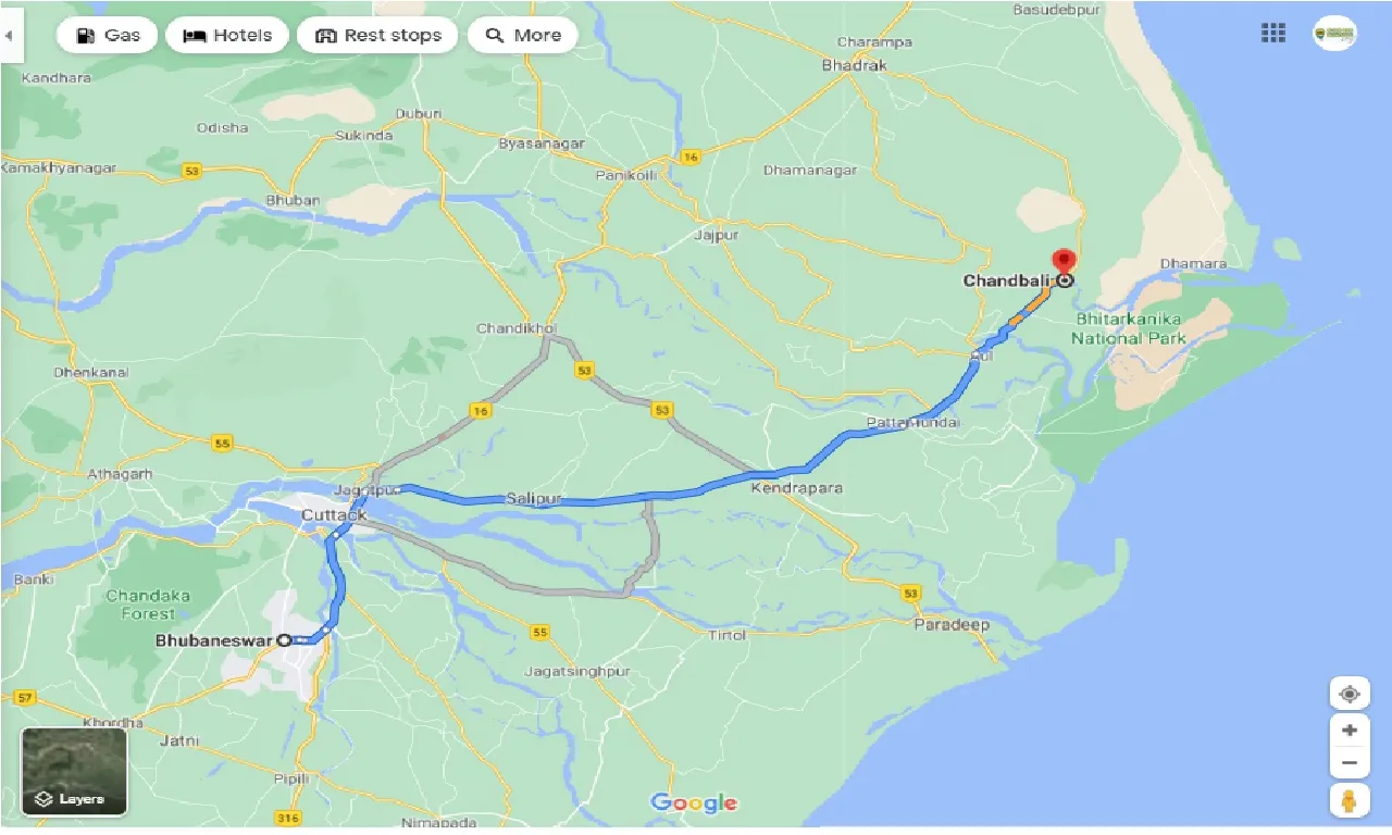 bhubaneswar-to-chandbali-one-way