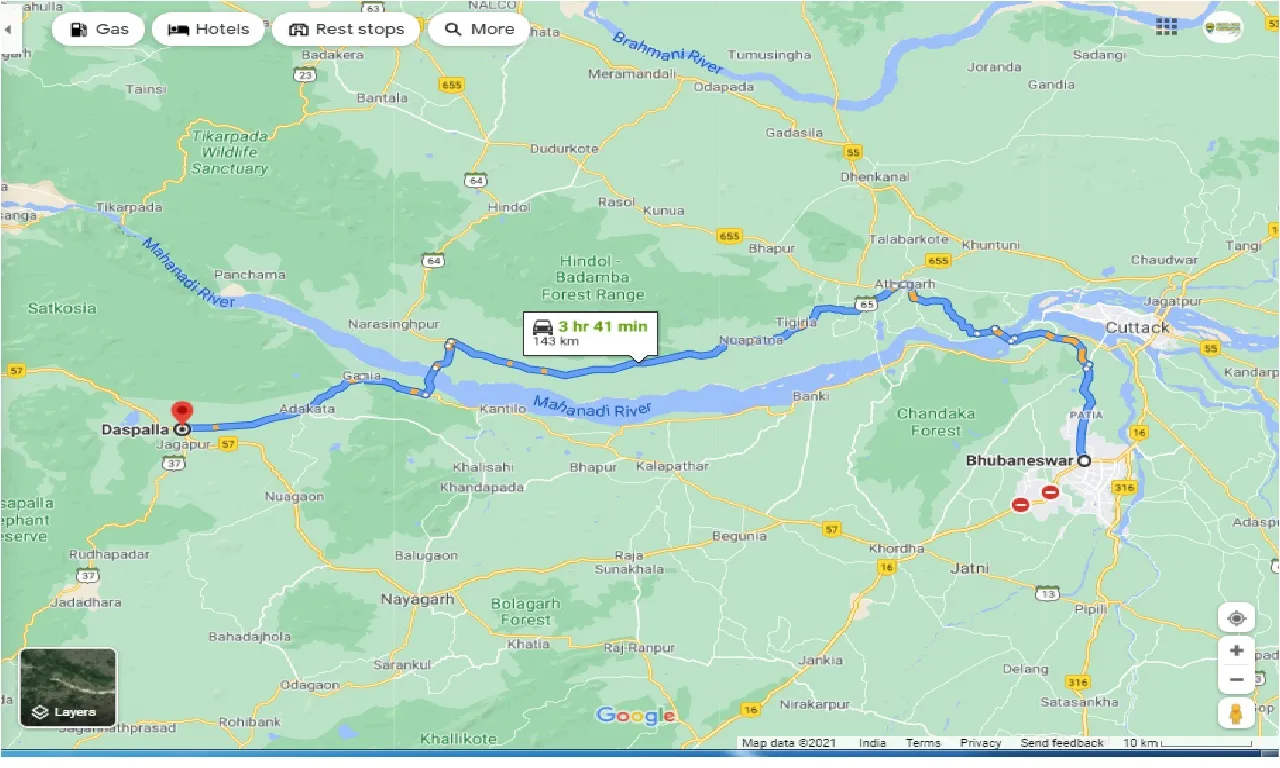 bhubaneswar-to-daspalla-one-way