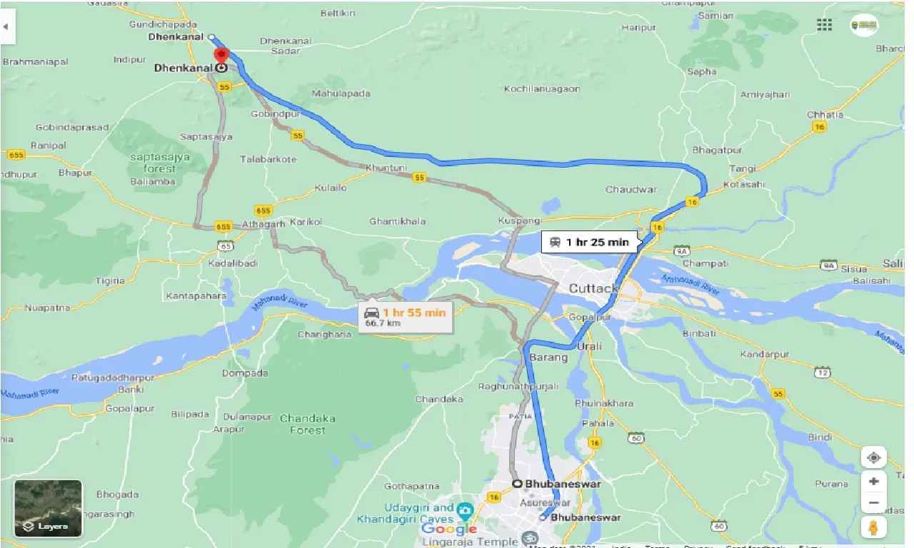 bhubaneswar-to-dhenkanal-one-way
