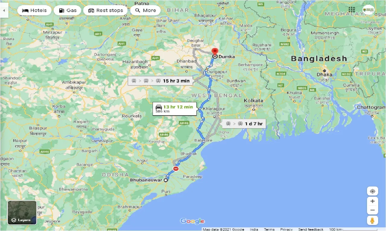 bhubaneswar-to-dumka-one-way
