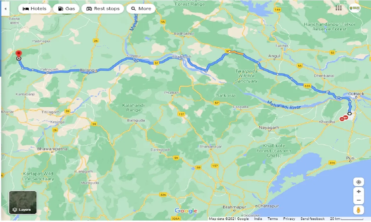 bhubaneswar-to-gandhamardan-parvat-taxi