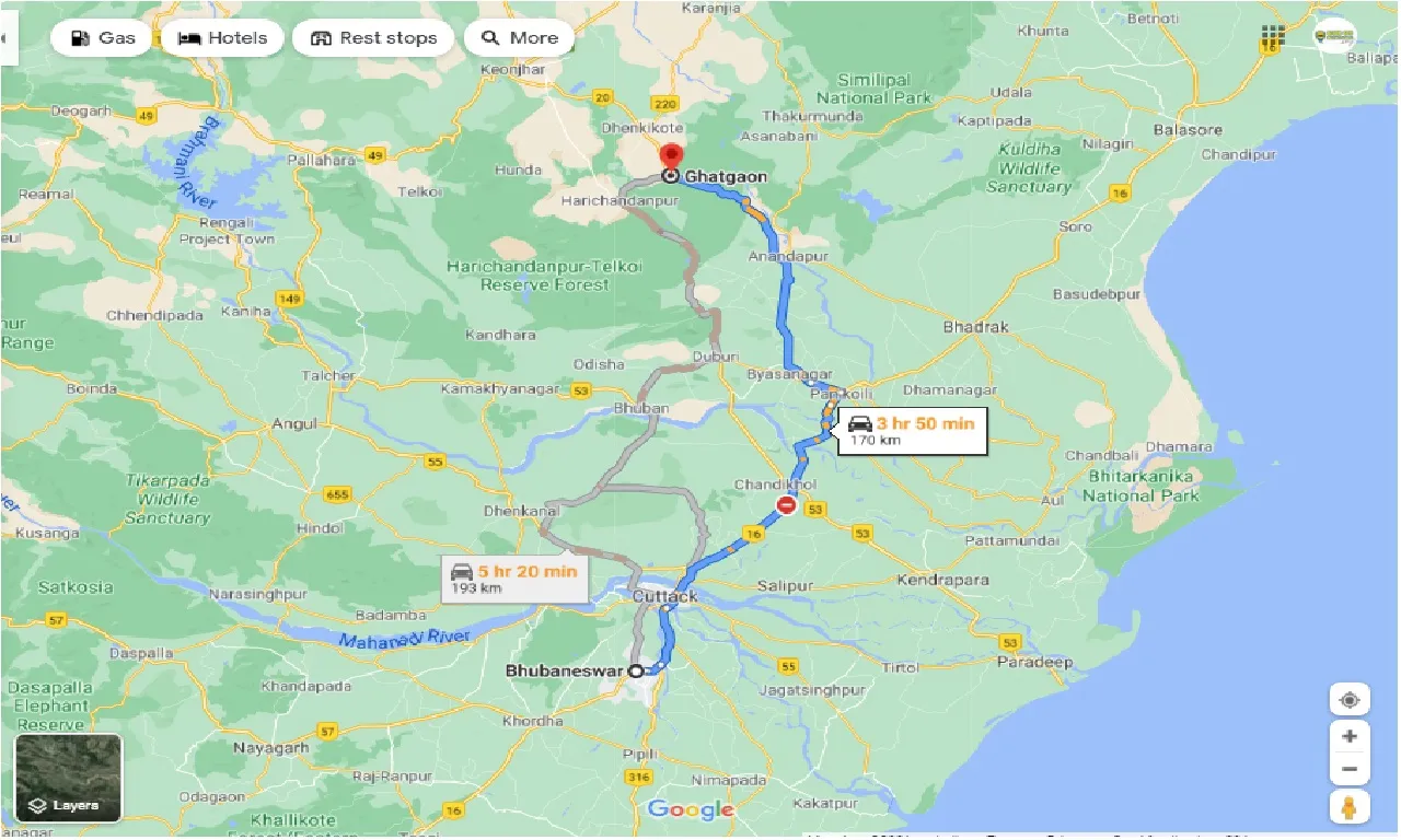 bhubaneswar-to-ghatgaon-taxi