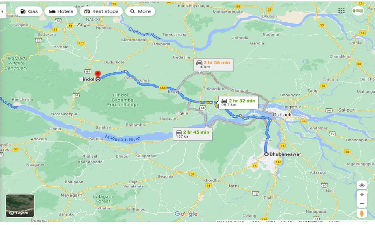 bhubaneswar-to-hindol-one-way