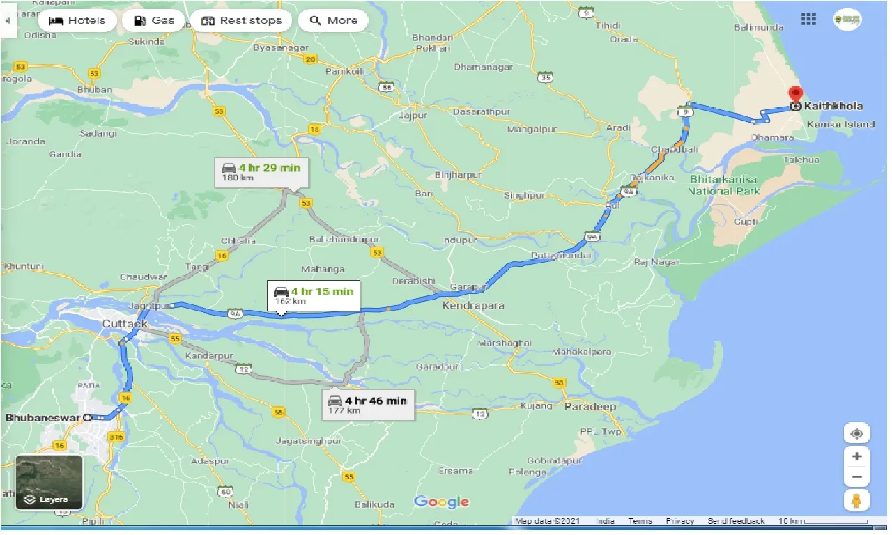 bhubaneswar-to-kaithkhola-one-way
