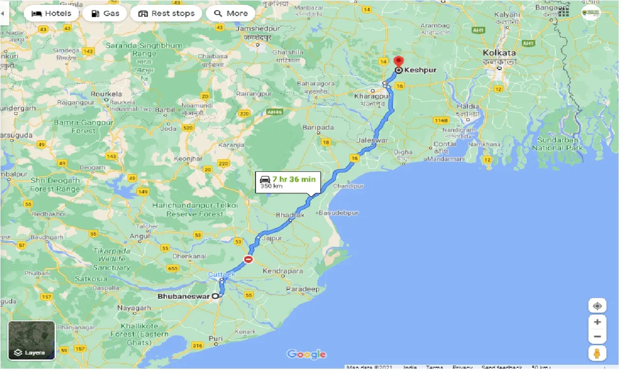 bhubaneswar-to-keshpur-taxi