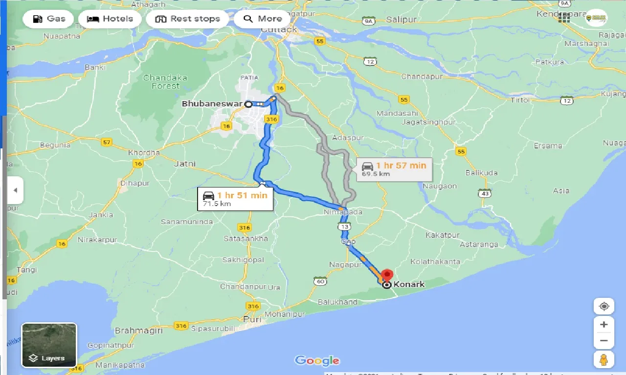 bhubaneswar-to-konark-round-trip