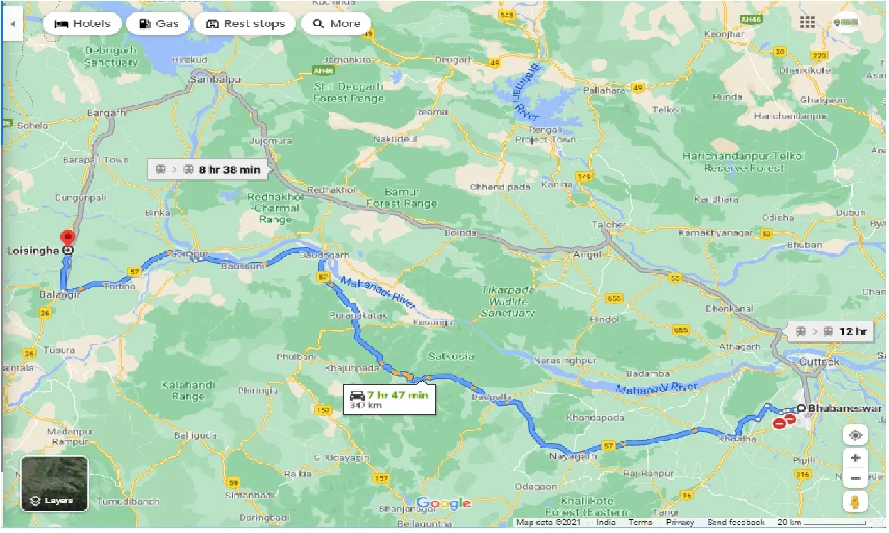 bhubaneswar-to-loisingha-taxi