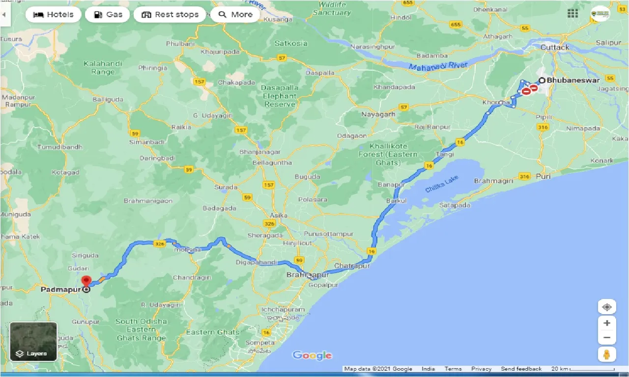 bhubaneswar-to-padmapur-one-way