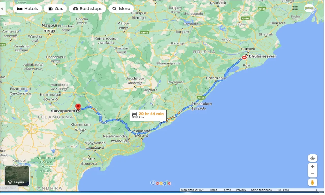 bhubaneswar-to-sarvapuram-one-way