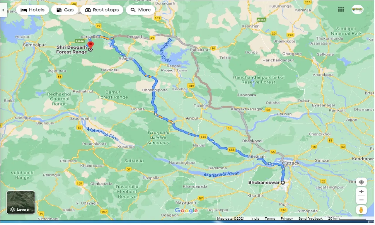 bhubaneswar-to-shri-deogarh-forest-range-one-way