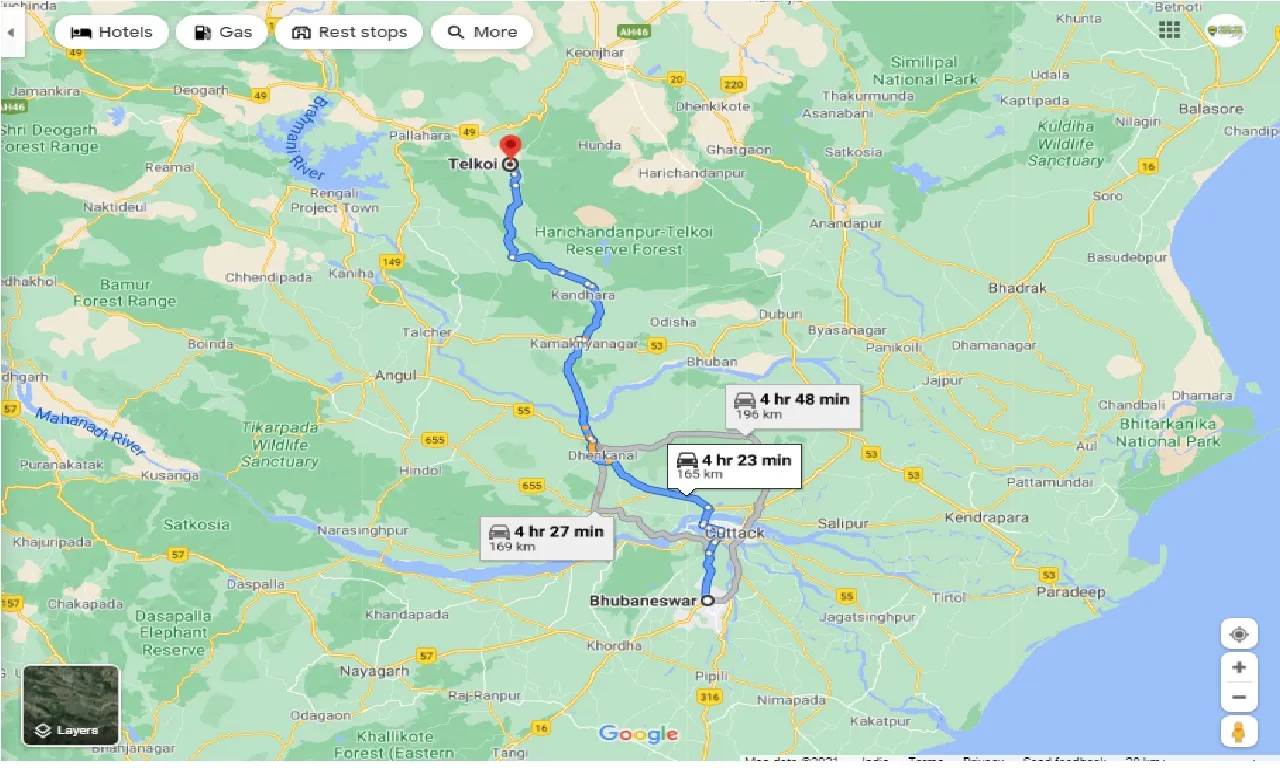 bhubaneswar-to-telkoi-taxi