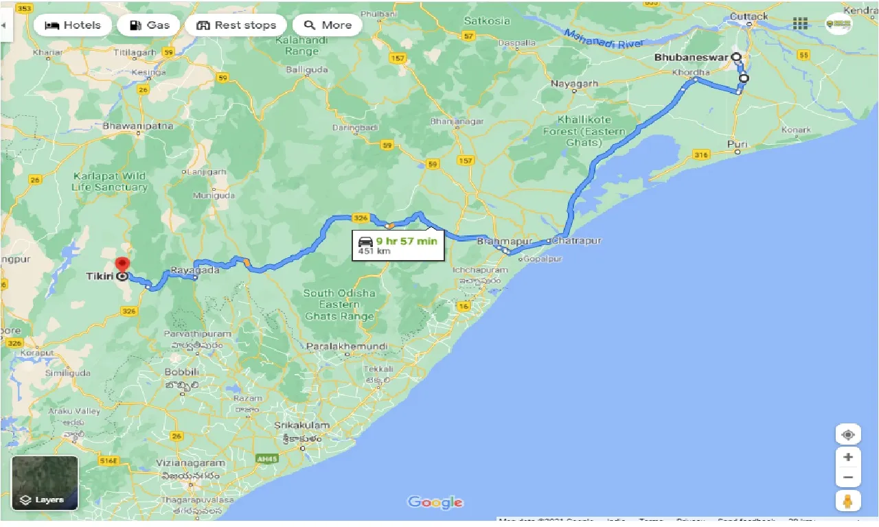 bhubaneswar-to-tikiri-one-way