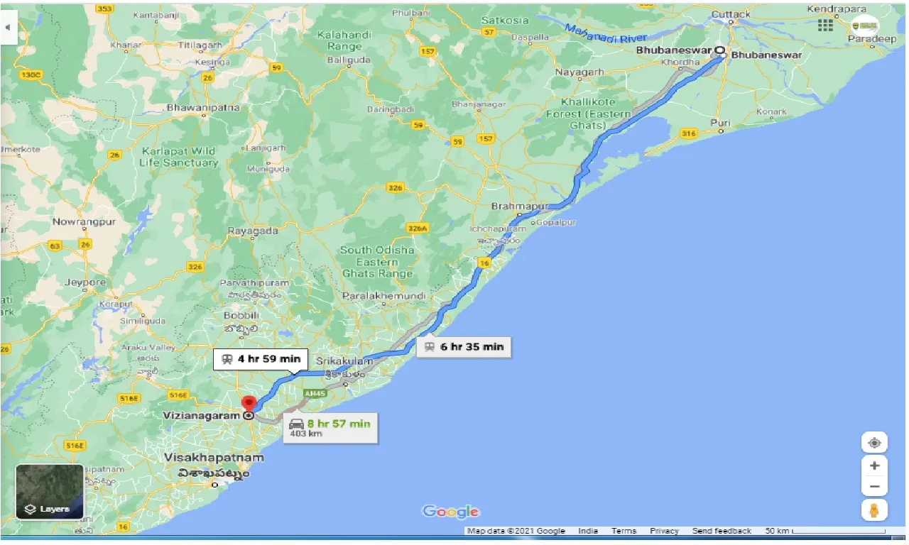 bhubaneswar-to-vizianagaram-one-way