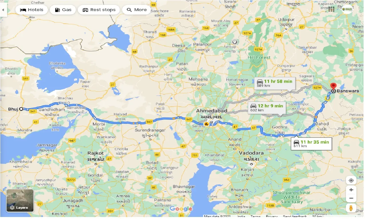 bhuj-to-banswara-one-way